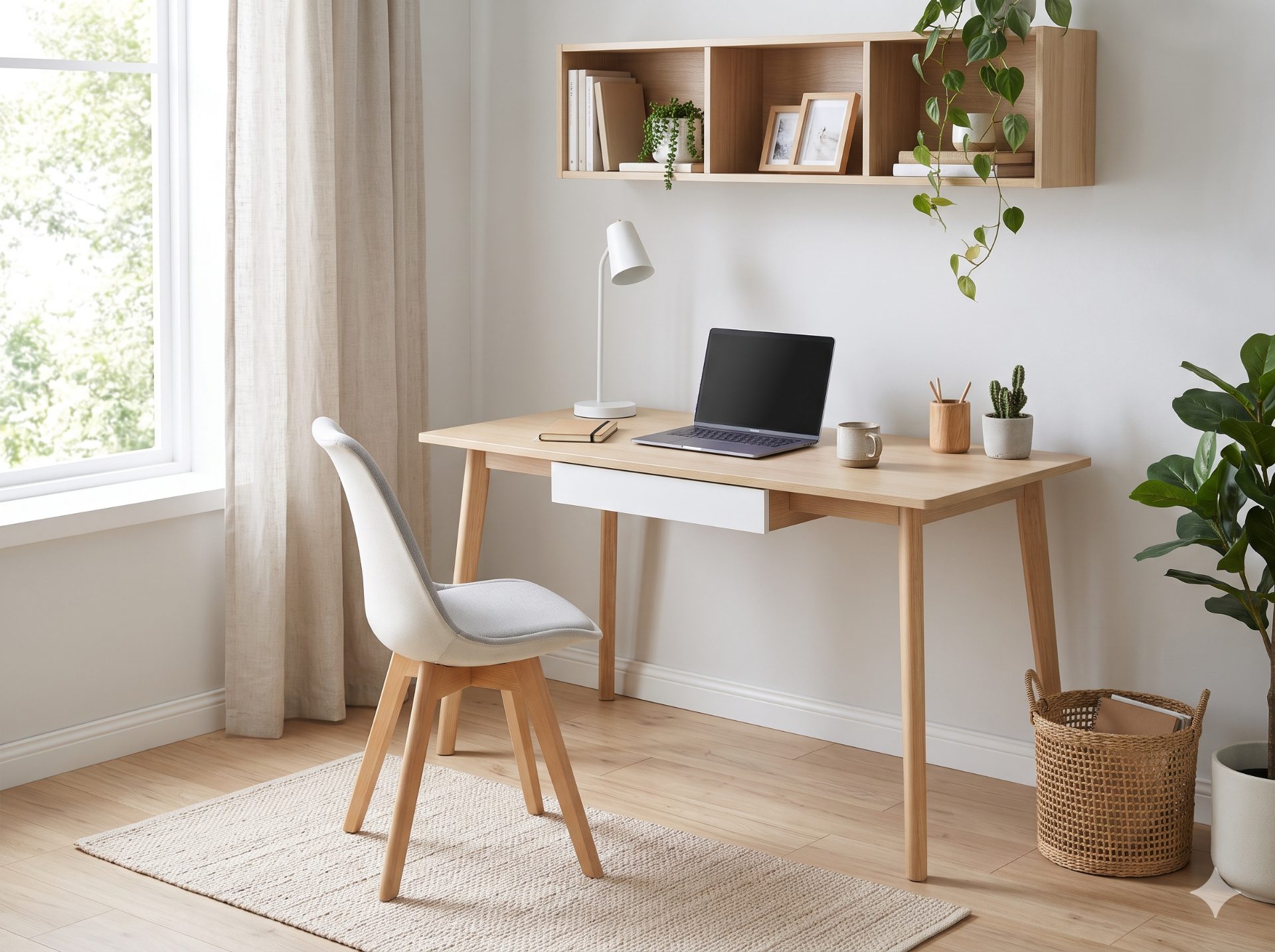 Góc làm việc Scandinavian
